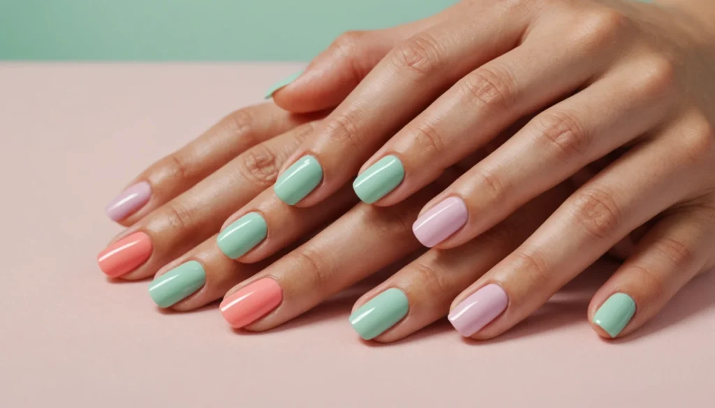 idee vernis semi permanent printemps